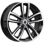 R17 6,5*17 5*108 +33 60,1 КиК Каланг КС1086 Алмаз черный Автомобильный диск
