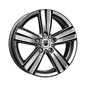 R17 7,5*17 5*130 +55 71,6 КиК да Винчи КС528 блэк платинум Автомобильный диск